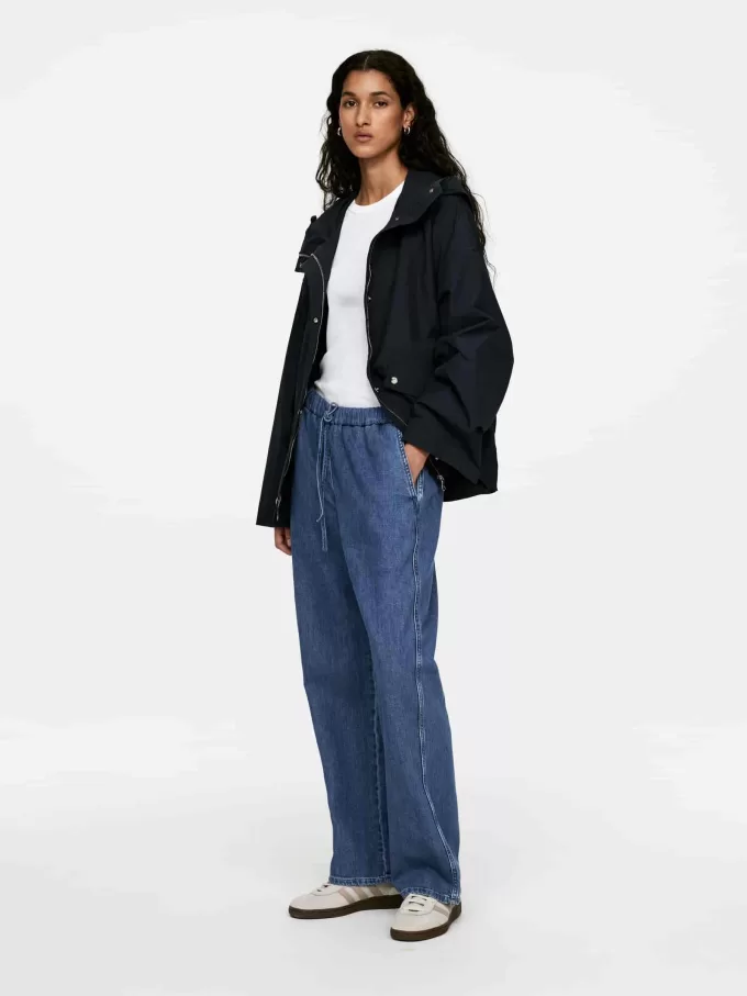 Jeanshose mit Kordelzug