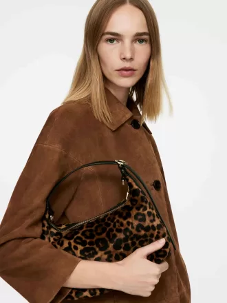 Kastenförmige Ledertasche