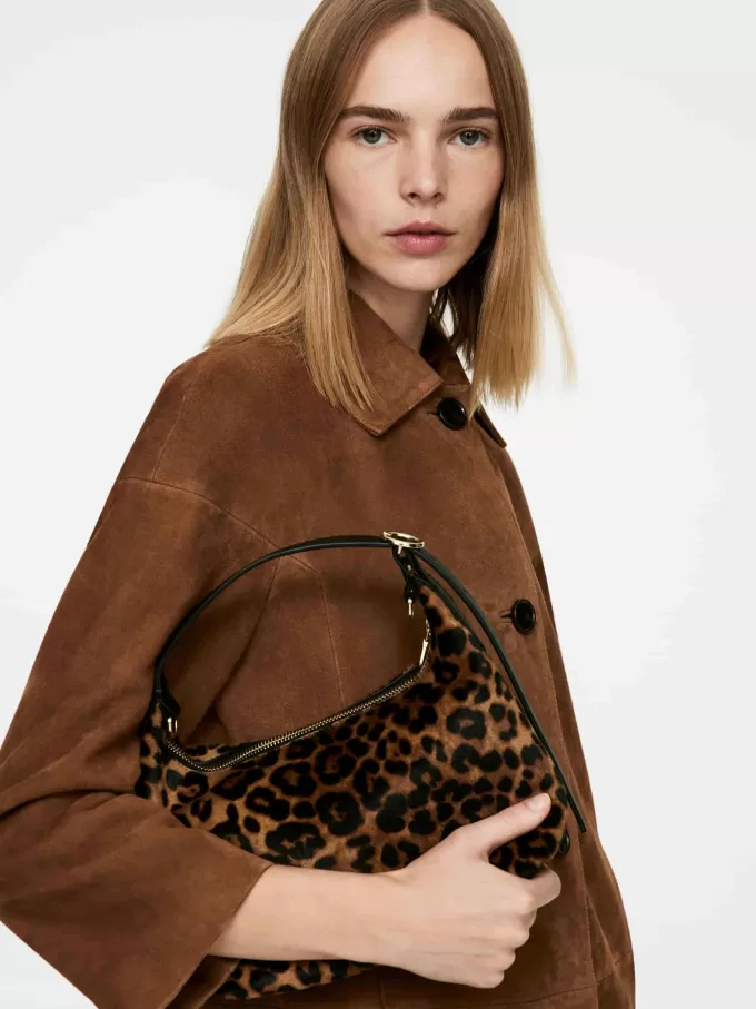 Kastenförmige Ledertasche