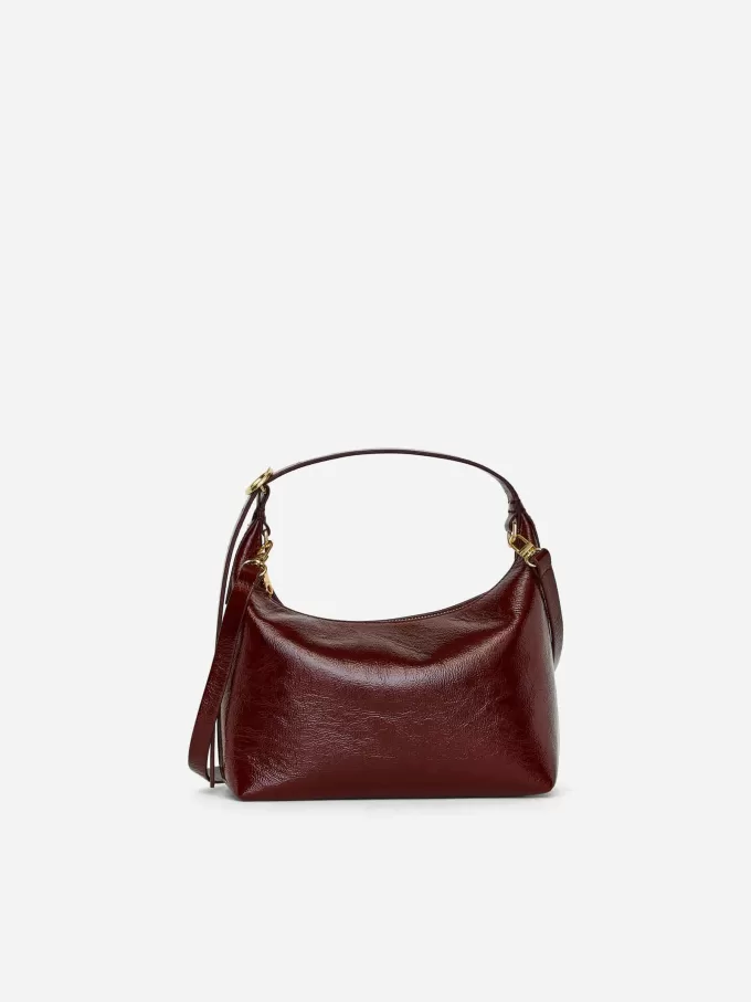 Kastenförmige Ledertasche