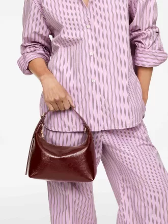 Kastenförmige Ledertasche