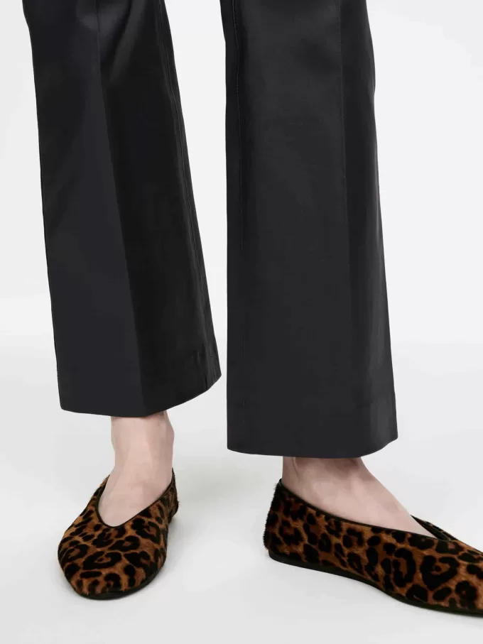 Kick-Flare-Lederhose