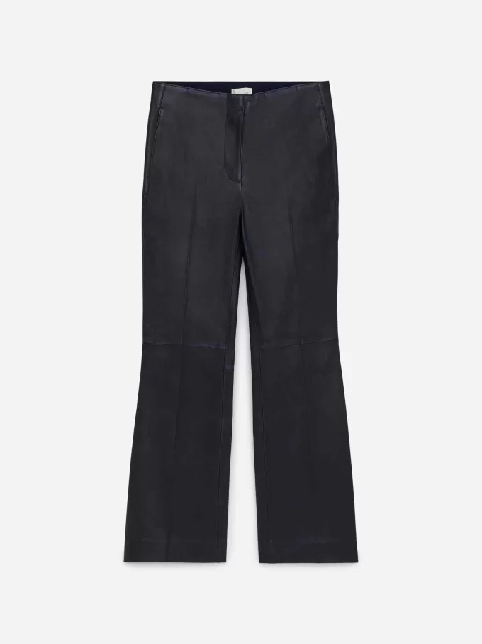 Kick-Flare-Lederhose