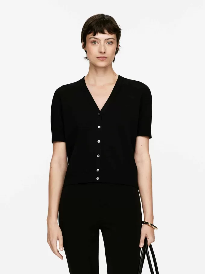 Kurzärmliger Cardigan