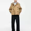 Kurze Trenchjacke