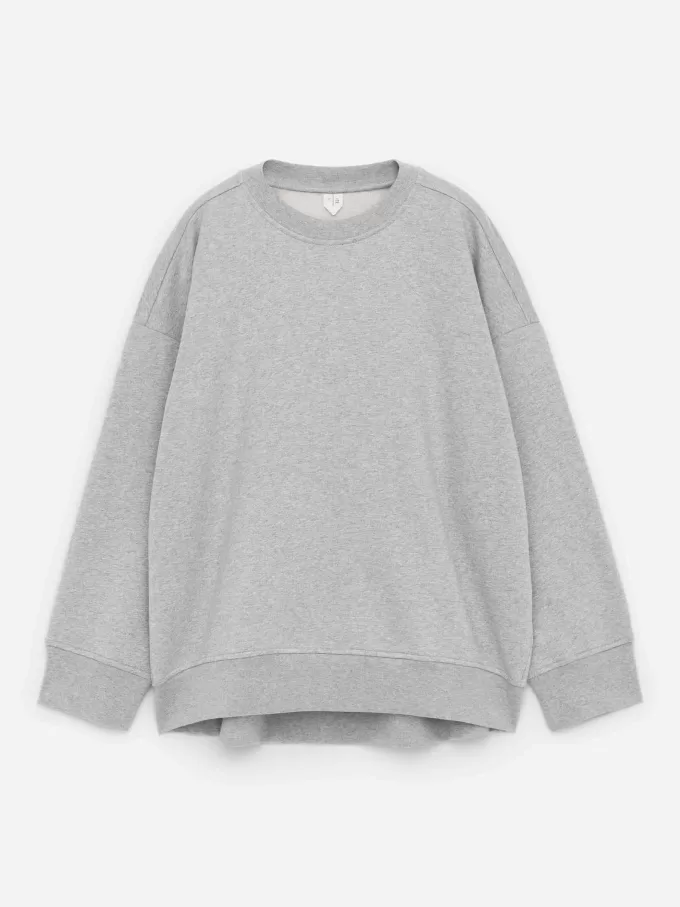 Lässiges Frottee-Sweatshirt Lässiges Frottee-Sweatshirt