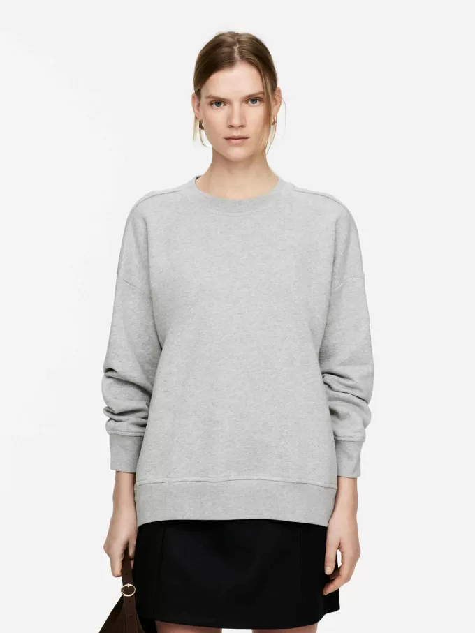 Lässiges Frottee-Sweatshirt Lässiges Frottee-Sweatshirt