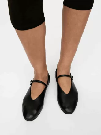 Leder-Mary-Jane-Flats Leder-Mary-Jane-Flats