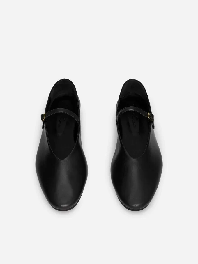 Leder-Mary-Jane-Flats Leder-Mary-Jane-Flats