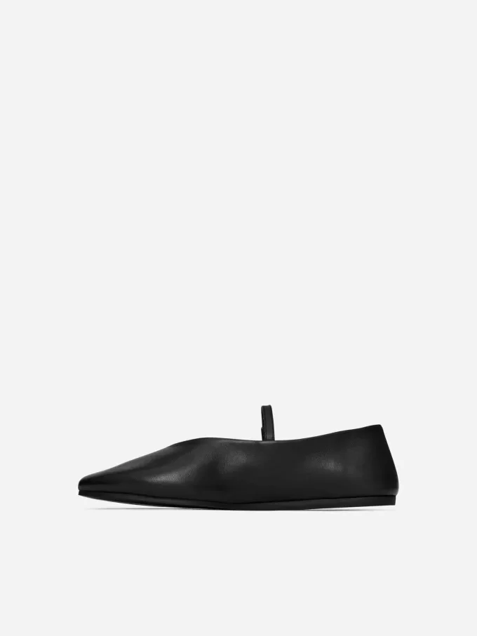 Leder-Mary-Jane-Flats Leder-Mary-Jane-Flats