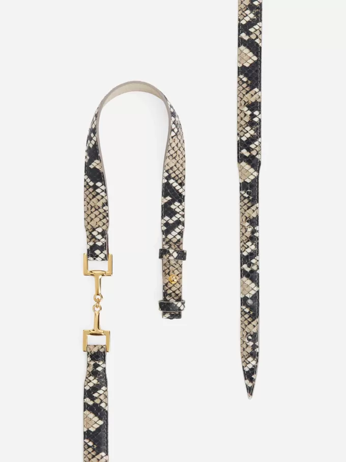 Ledergürtel mit Horsebit-Schnalle Ledergürtel mit Horsebit-Schnalle