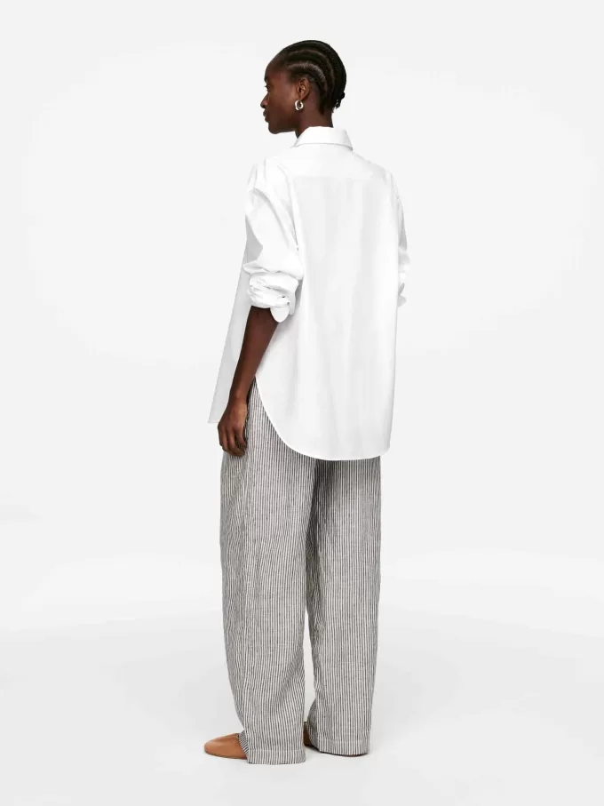 Leinenhose mit Kordelzug