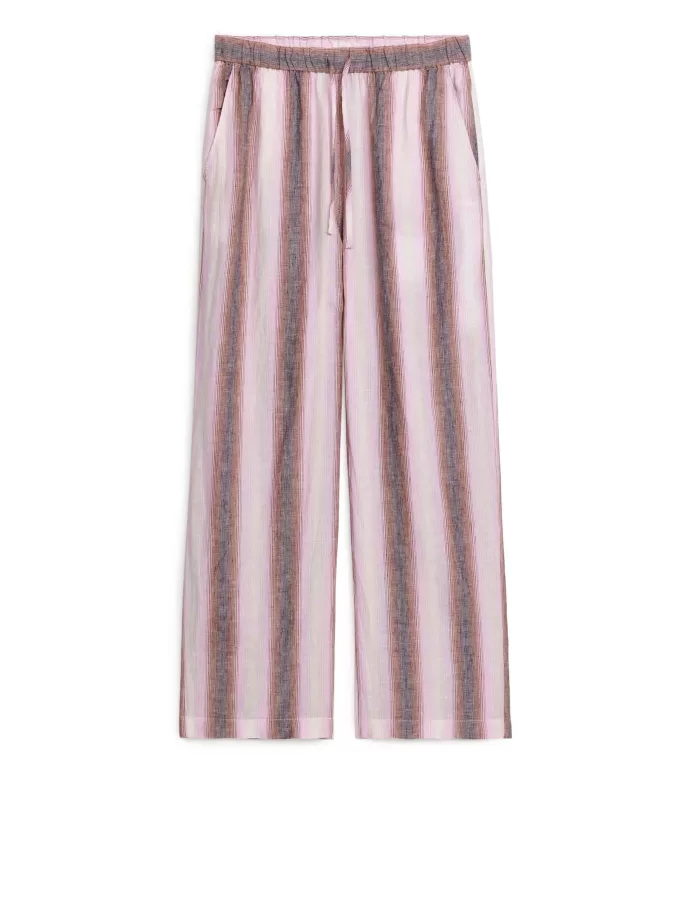 Leinenhose mit Kordelzug