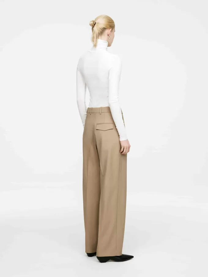 Maßgeschneiderte Hose mit hoher Taille