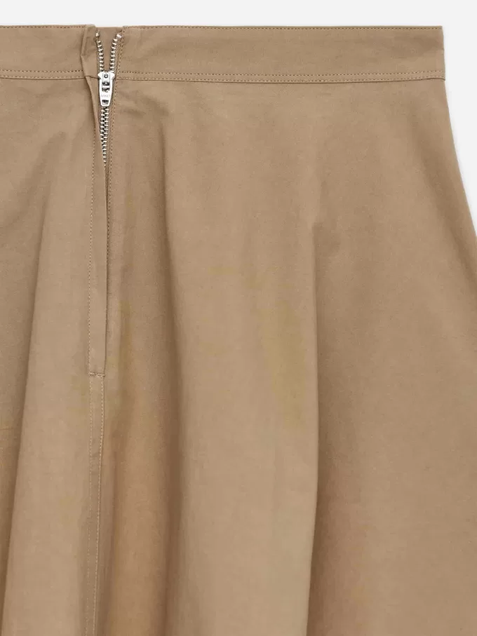 Maxirock aus Popeline Maxirock aus Popeline