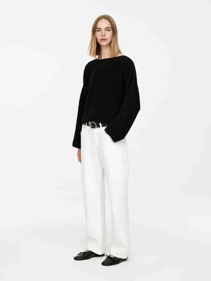 Oberteil aus Rippstrick