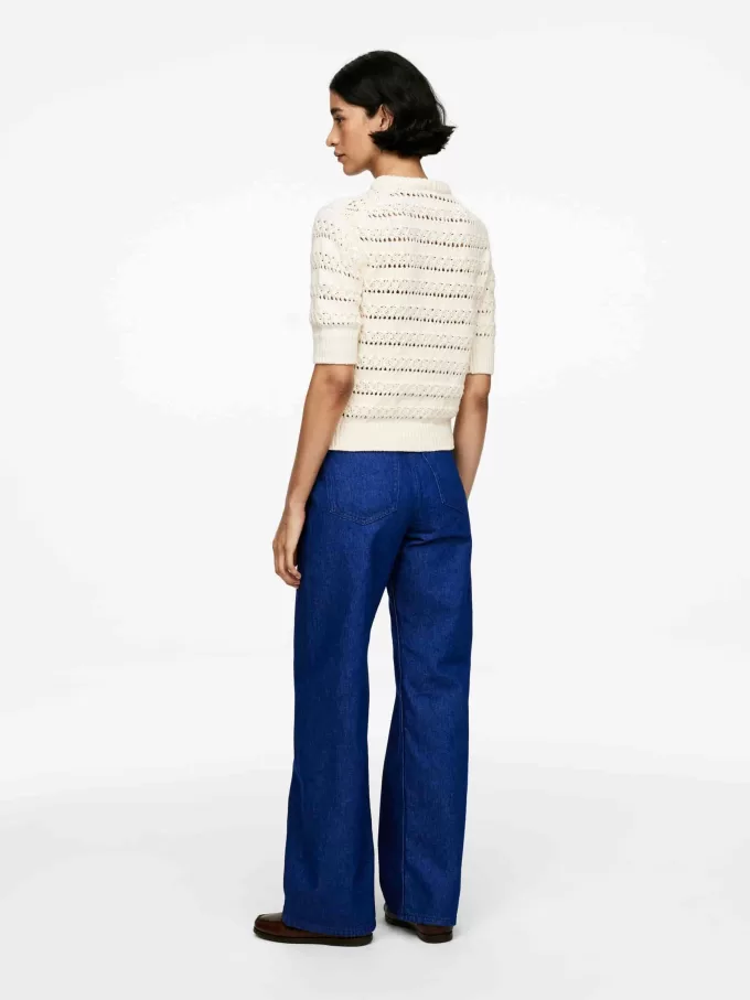 Offen gestricktes Oberteil