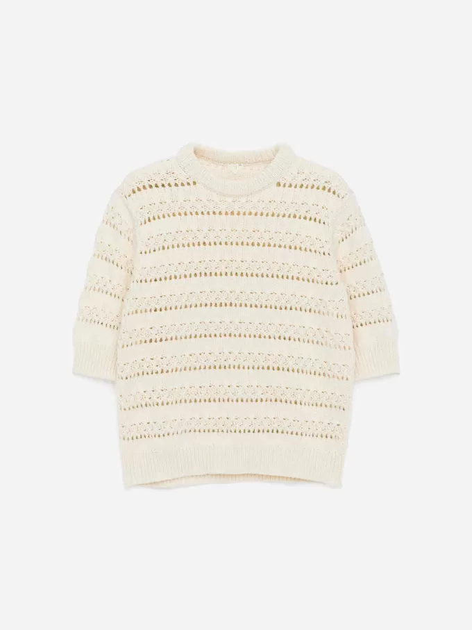 Offen gestricktes Oberteil