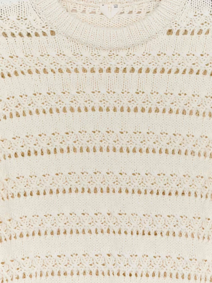 Offen gestricktes Oberteil