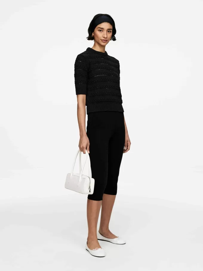 Offen gestricktes Oberteil