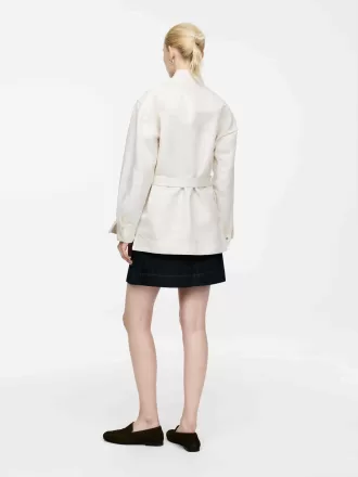 Pop-Over-Hemd aus Leinenmischung