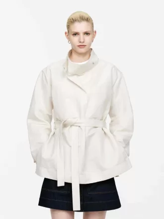 Pop-Over-Hemd aus Leinenmischung