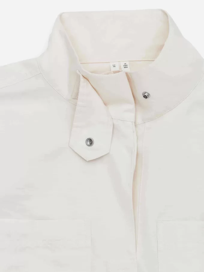 Pop-Over-Hemd aus Leinenmischung