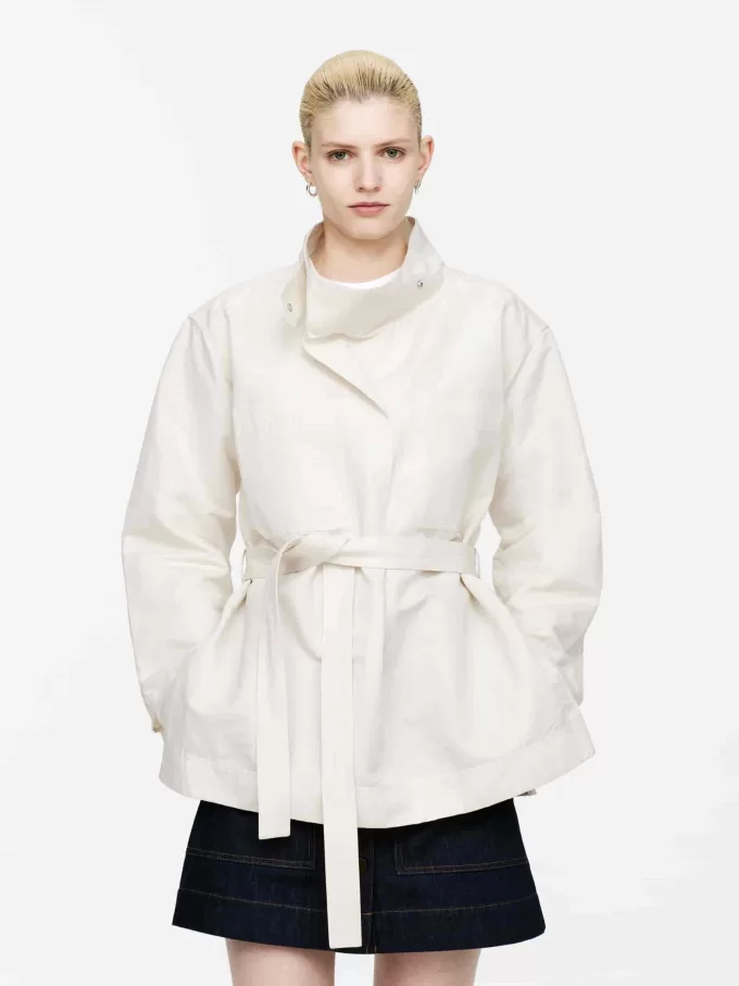 Pop-Over-Hemd aus Leinenmischung