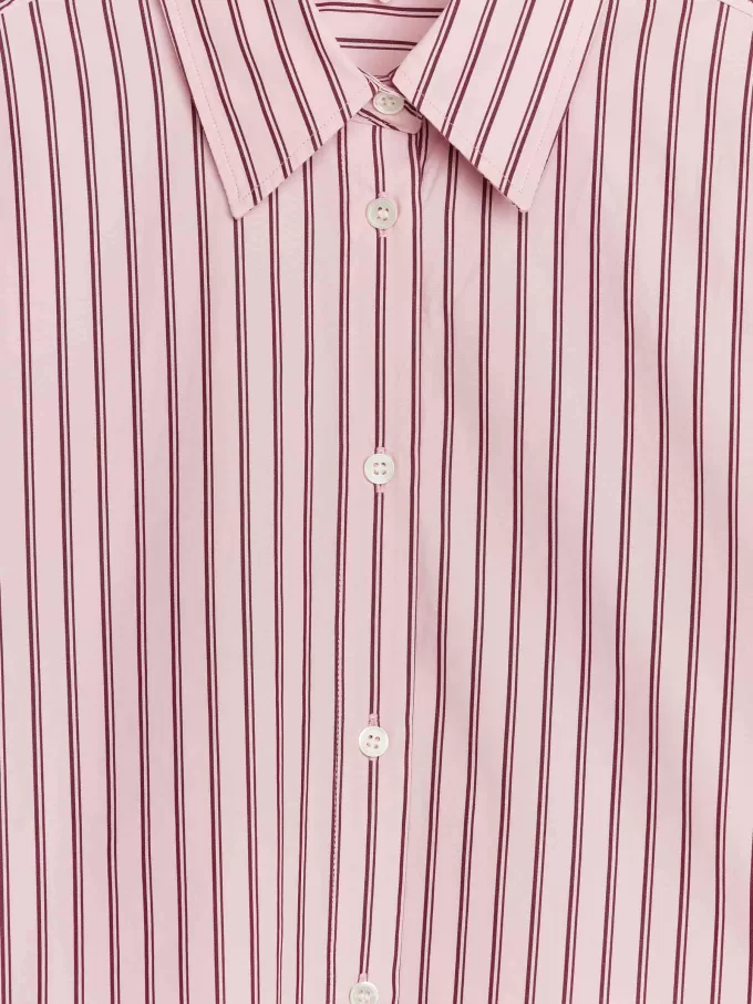 Popeline-Hemd mit entspannter Passform