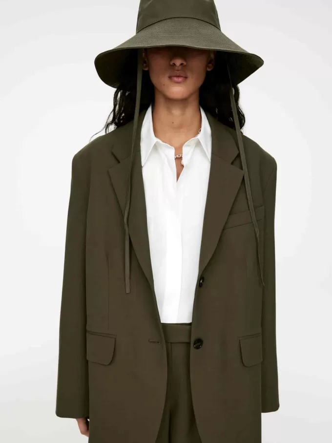 Popeline-Hemd mit normaler Passform