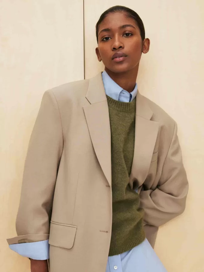 Pullover aus Alpaka-Woll-Mischung