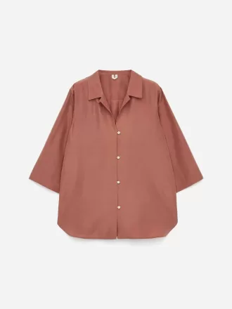 Pyjama-Hemd aus Seide