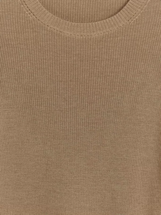 Rippstrick-Merinooberteil