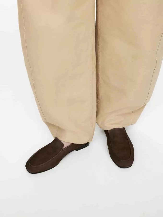 Schmale Wildleder-Loafer Schmale Wildleder-Loafer