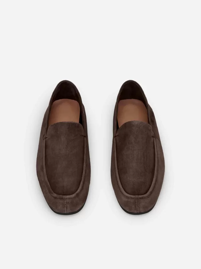 Schmale Wildleder-Loafer Schmale Wildleder-Loafer