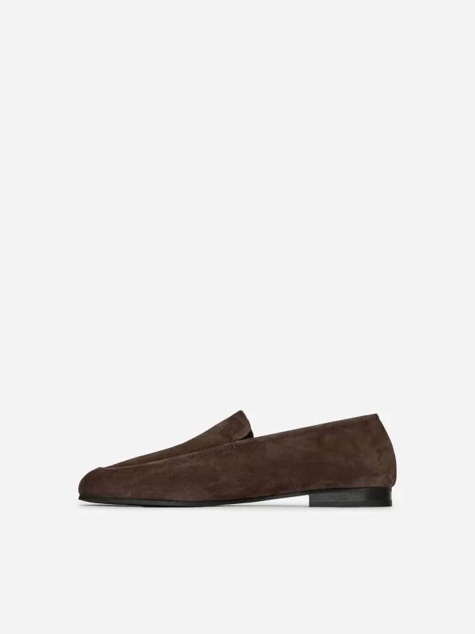 Schmale Wildleder-Loafer Schmale Wildleder-Loafer