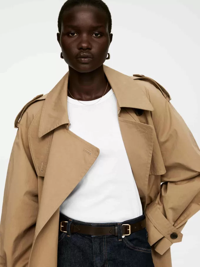 Schmales Ripp-T-Shirt Schmales Ripp-T-Shirt