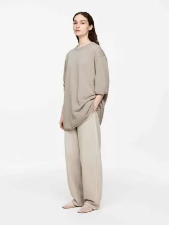 T-Shirt aus Leinen-Baumwoll-Mischung