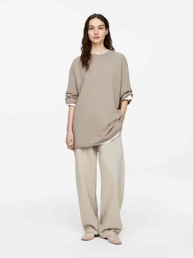 T-Shirt aus Leinen-Baumwoll-Mischung