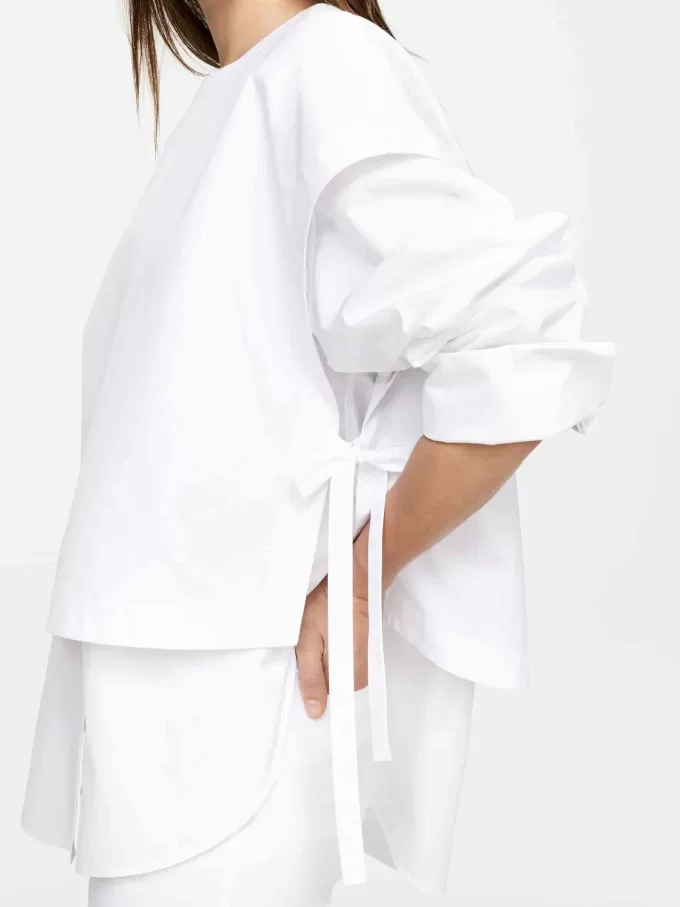 Trägershirt mit seitlicher Bindung