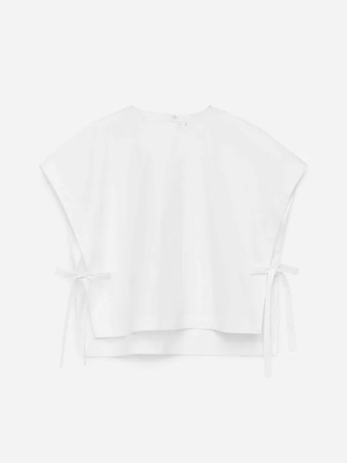 Trägershirt mit seitlicher Bindung