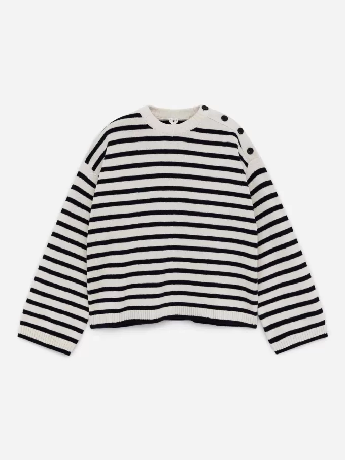 Übergroßer Baumwollpullover