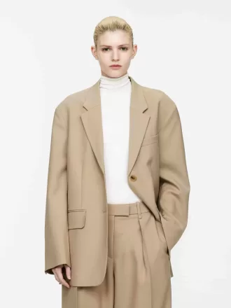 Übergroßer Wollblazer