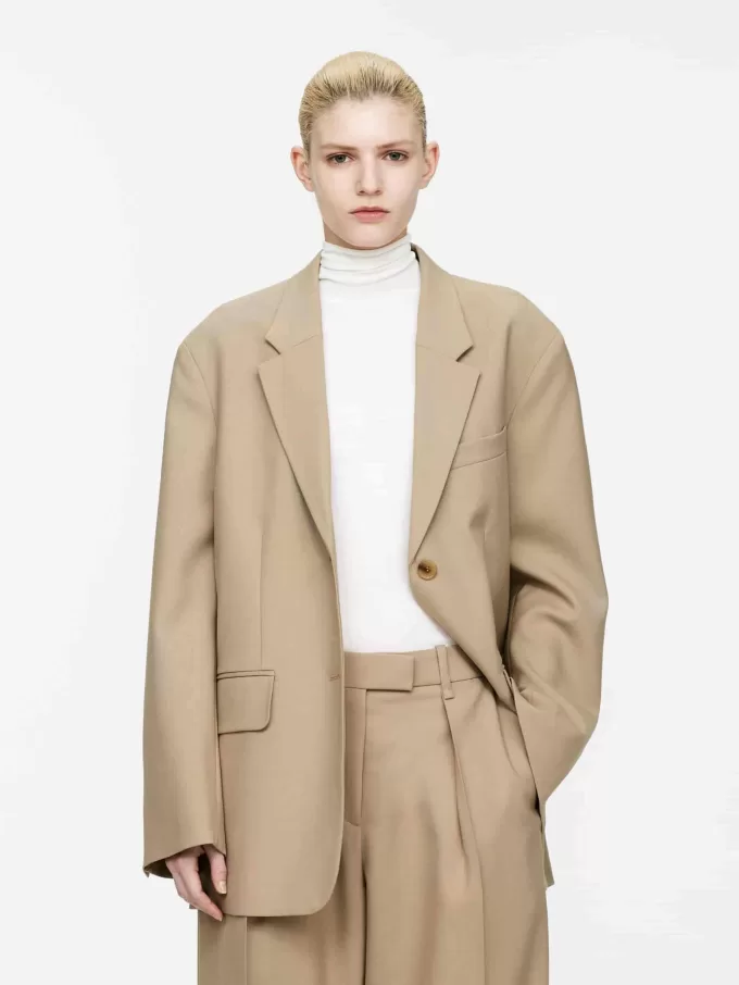 Übergroßer Wollblazer