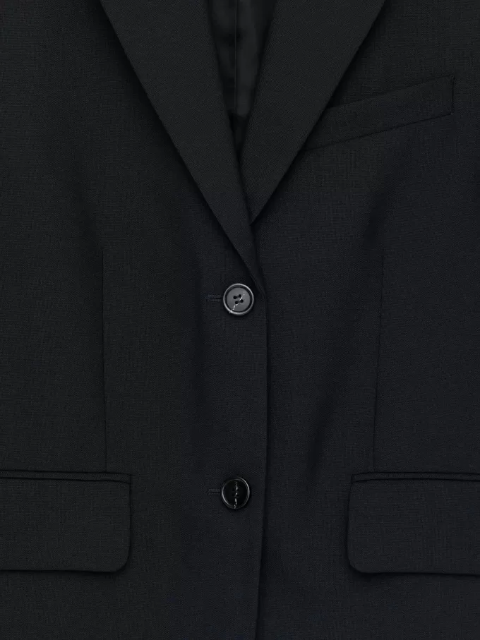 Übergroßer Wollblazer Übergroßer Wollblazer