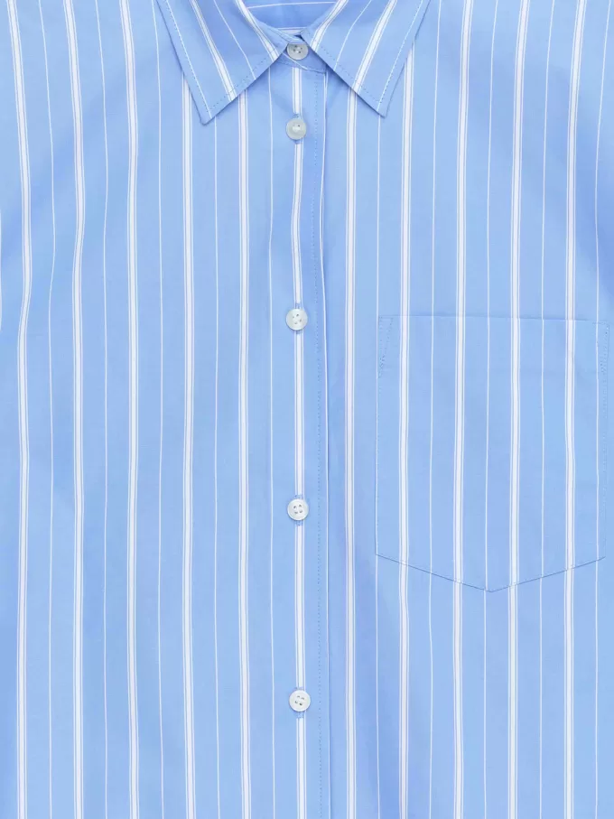 Übergroßes Baumwollhemd