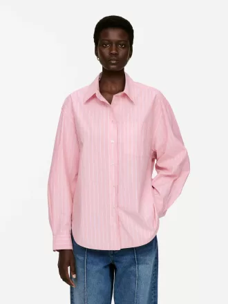 Übergroßes Baumwollhemd