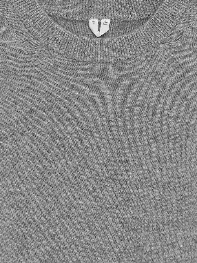 Übergroßes Kaschmir-T-Shirt Übergroßes Kaschmir-T-Shirt