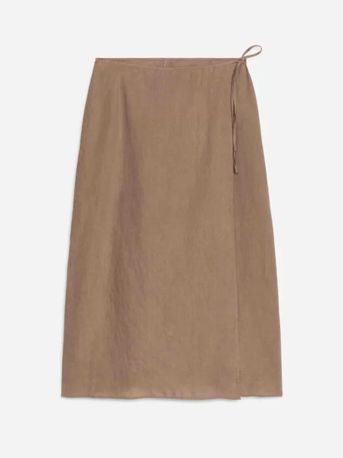 Wickelrock aus Leinen