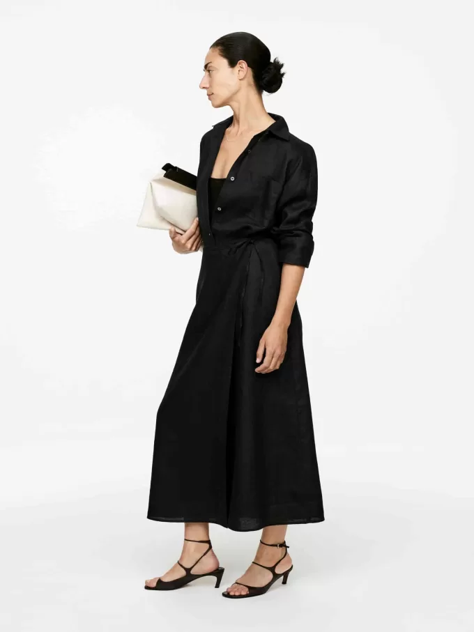 Wickelrock aus Leinen Wickelrock aus Leinen